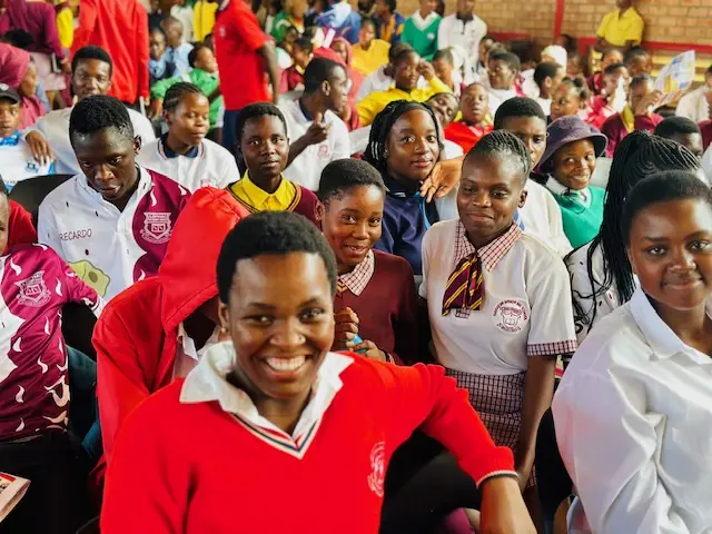 Learners at the Sekgosese East Career Exhibition